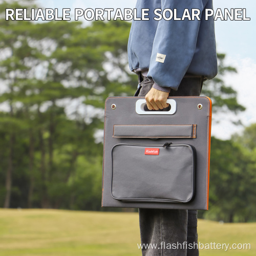 100W Outdoor Camping Waterproof Portable 18V Solar Panel